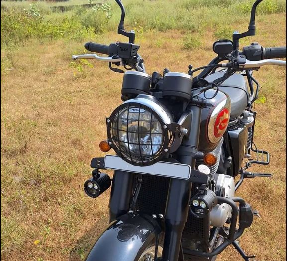 ZANA Headlight Grill for BSA Goldstar 650 (Stainless Steel Black) T-1 - ZI-8533 - Image 5