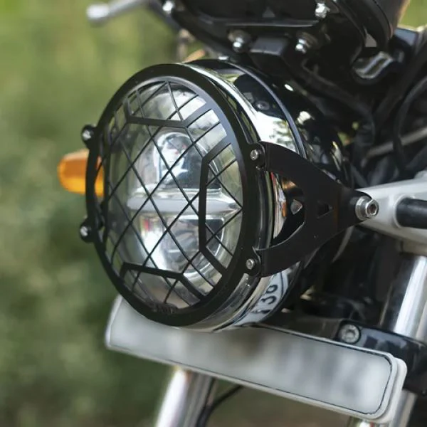 Zana Headlight Grill Type 4 SS Black GT & Interceptor 650-ZI-6046 - Image 2