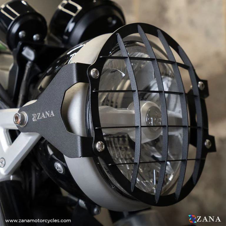 ZANA Headlight Guard Type-1 Black Stainless-steel For Super Meteor 650 - ZI-8379 - Image 2