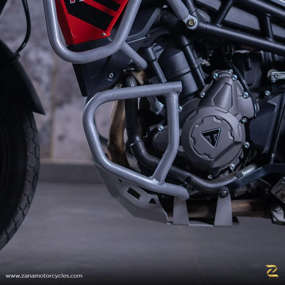 ZANA Lower Engine Guard for Triumph Tiger 850-Sliver- ZP-084 - Image 3
