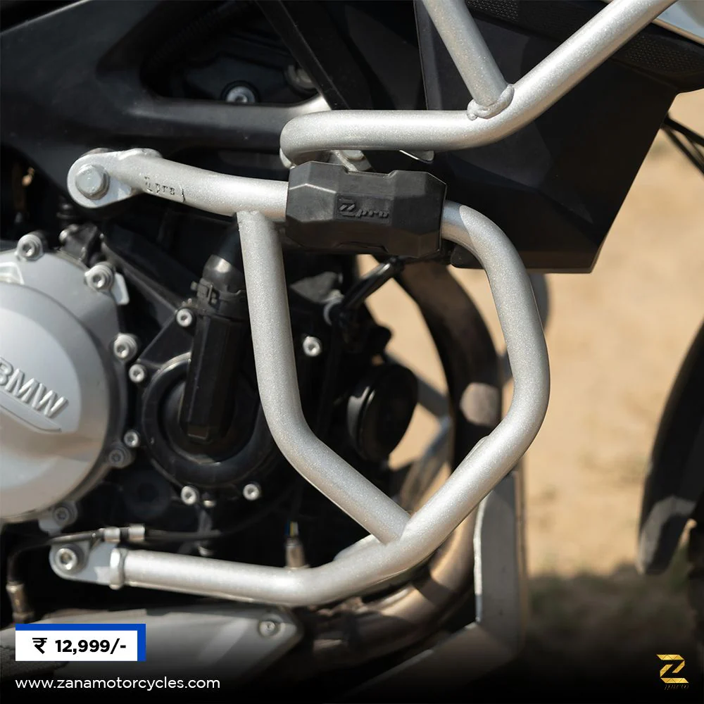 ZANA Lower Engine Guard with Slider Puck for BMW F 850 GS- (Silver) - ZP-077 - Image 4