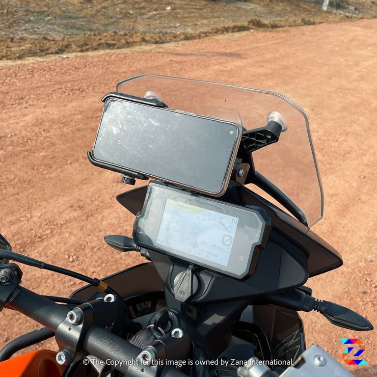 ZANA New And Big GPS mount for KTM Adventure 390/390 X (Aluminum and Stainless Steel) ZI-8157 - Image 2