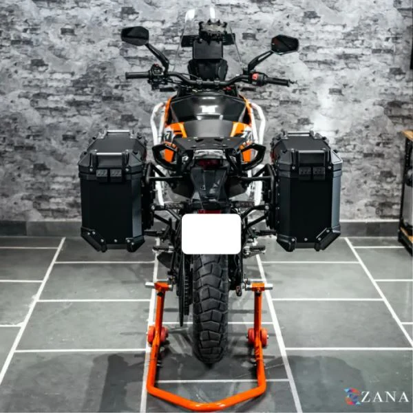 ZANA Panniers (36Ltr) Aluminum L-Flat Black With Frame For KTM ADV 390 2025-ZI-8560LB - Image 7