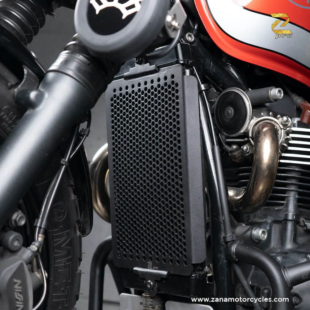 ZANA Radiator Grill Honeycomb for Triumph Street Scrambler-(Black)- ZP-039 - Image 2