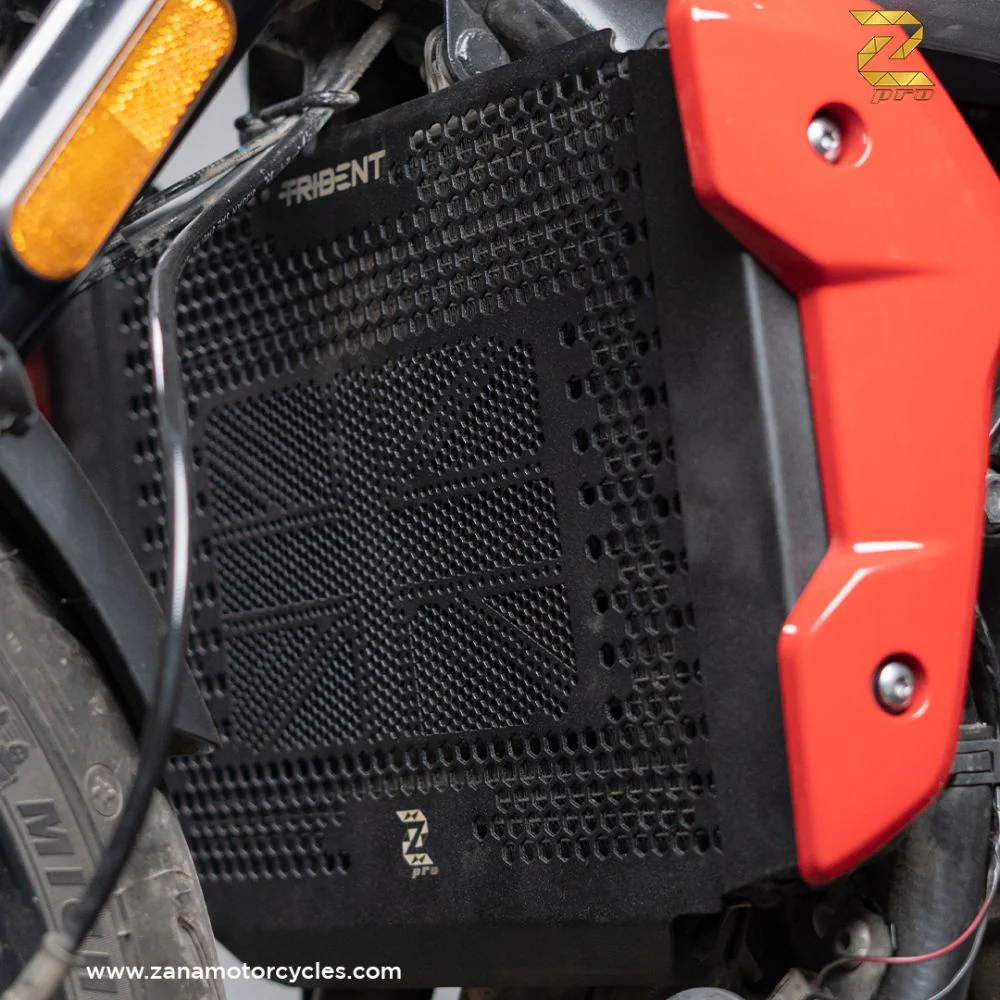 ZANA Radiator Grill UK Flag Trident for Triumph Trident 660 - Black Texture- ZP-007 - Image 2