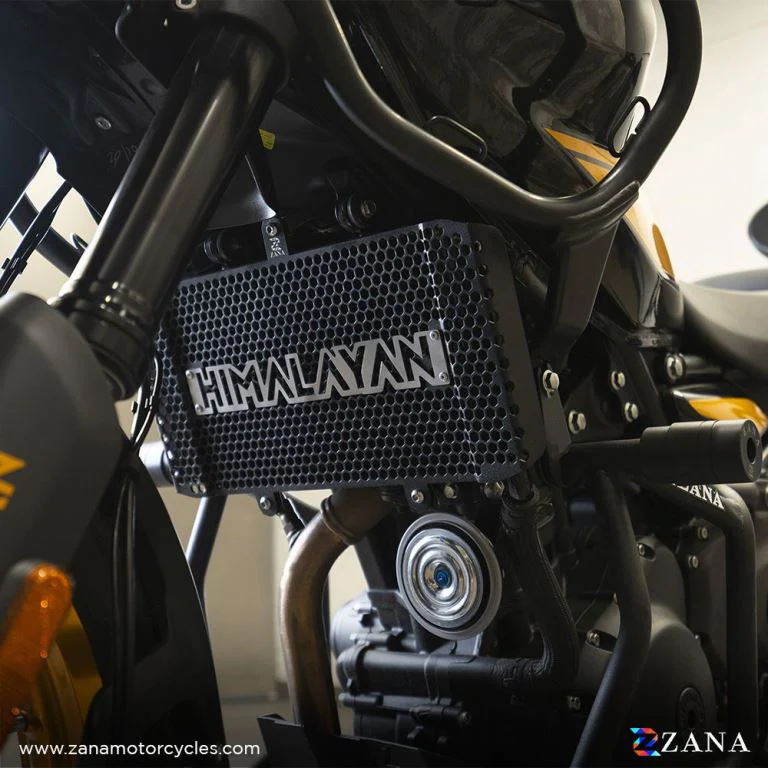 ZANA Radiator Guard Black with Himalayan Logo for Himalayan 452 - ZI-8444 - Image 2