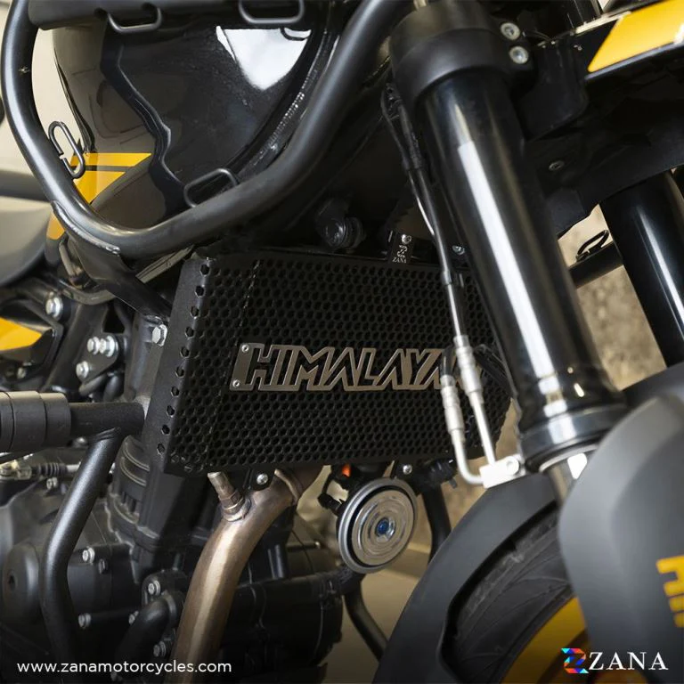 ZANA Radiator Guard Black with Himalayan Logo for Himalayan 452 - ZI-8444 - Image 6