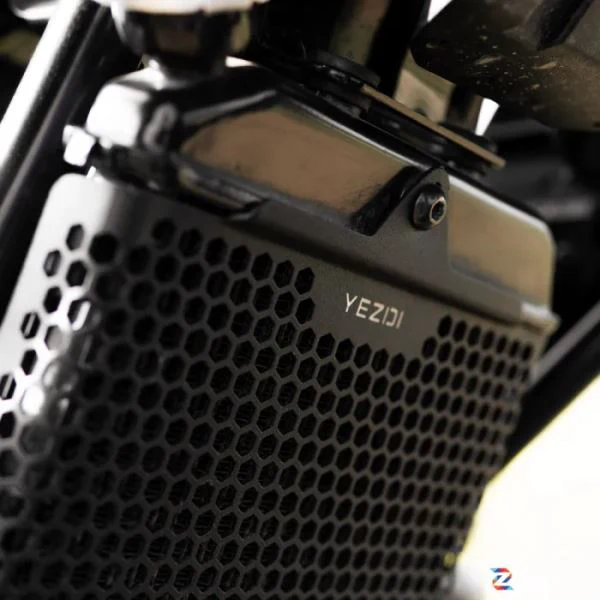 ZANA Radiator Guard Honeycomb Black For Yezdi Adventure 2025-ZI-8668 - Image 2