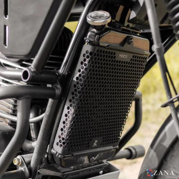 ZANA Radiator Guard Honeycomb Black For Yezdi Adventure 2025-ZI-8668 - Image 6