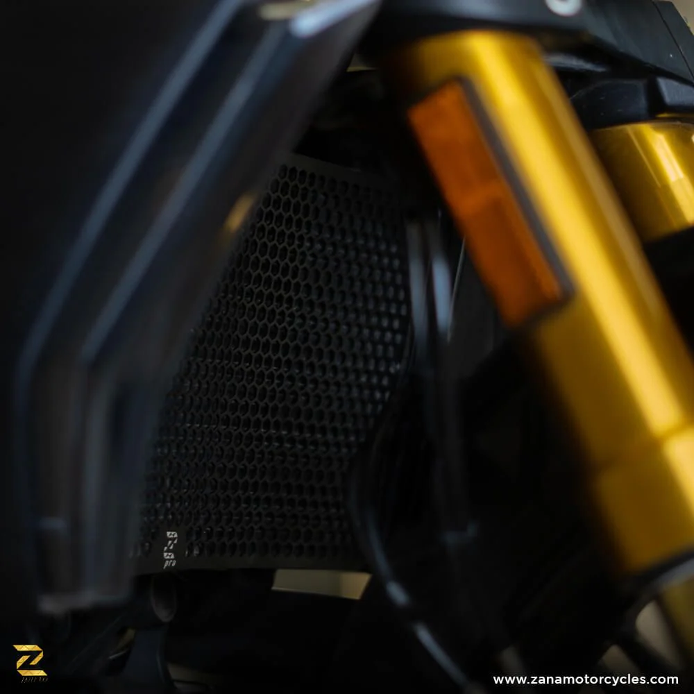 ZANA Radiator Guard Honeycomb for Ducati Diavel-1260-Black(2-Set) - ZP-054 - Image 2