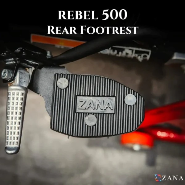 Zana Rear Footrest For Honda Rebel 500 (Coming Soon Pre-Booking Open Now) - ZI-8629 - Image 4