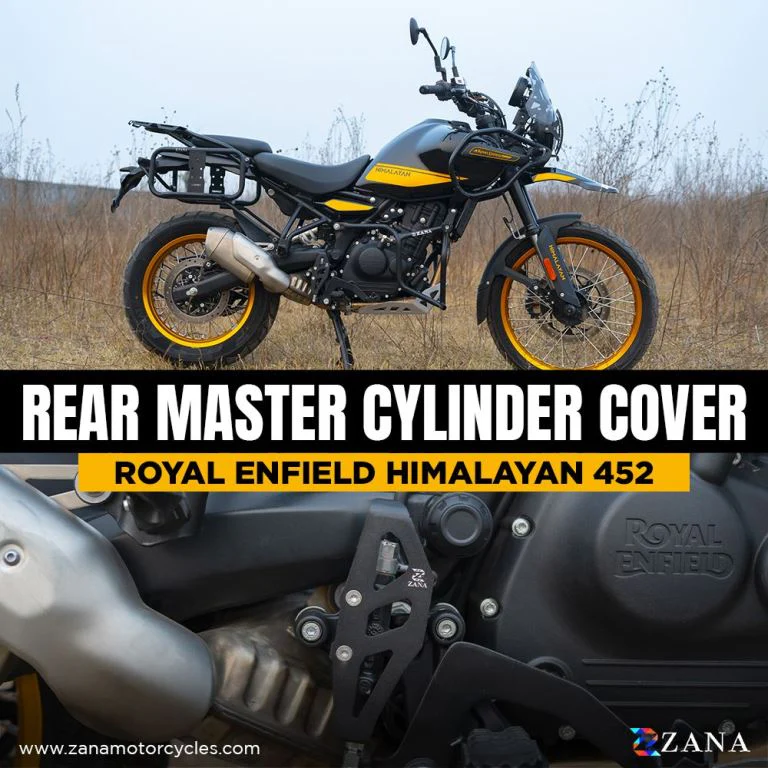 ZANA Rear Master Cylinder Cover Aluminum Black T-1 For Himalayan 452 - ZI-8430