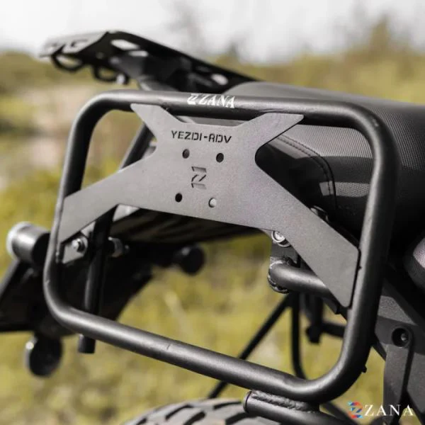 Zana Roadster Saddle Stay With Jerry Can Mount For Yezdi Adventure 2025 (Black)-ZI-8669 - Image 2