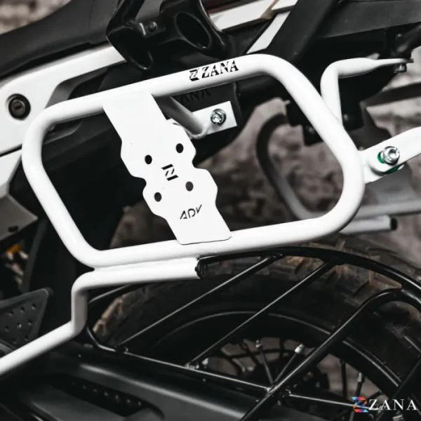 Zana Saddle Stay V-1 With Jerry Can Mount White For KTM ADV 390 2025-ZI-8581 - Image 3