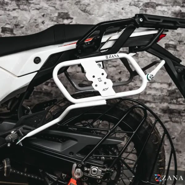 Zana Saddle Stay V-1 With Jerry Can Mount White For KTM ADV 390 2025-ZI-8581 - Image 5