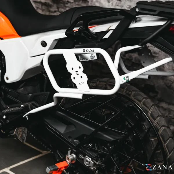 Zana Saddle Stay V-1 With Jerry Can Mount White For KTM ADV 390 2025-ZI-8581 - Image 6
