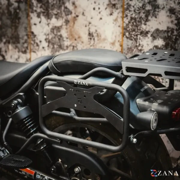 Zana Saddle Stay With Jerry Can Mount Black For Honda Rebel 500 (Coming Soon Pre-Booking Open Now)-ZI-8626 - Image 5