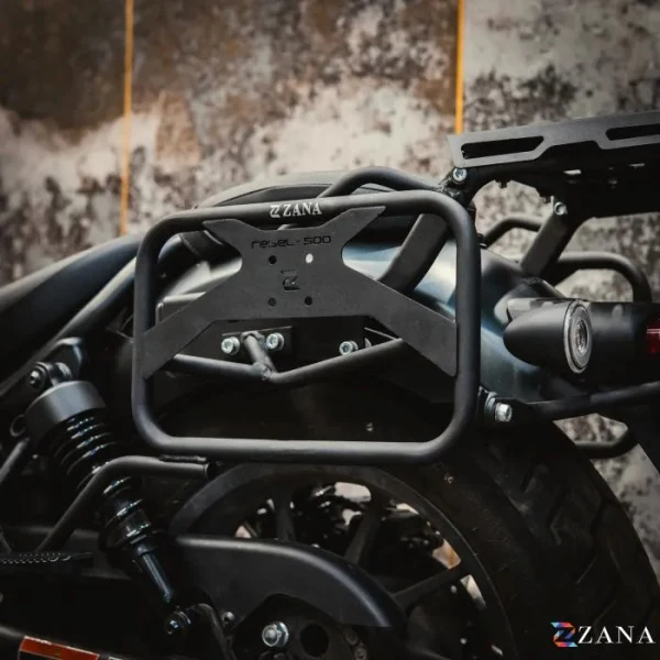 Zana Saddle Stay With Jerry Can Mount Black For Honda Rebel 500 (Coming Soon Pre-Booking Open Now)-ZI-8626 - Image 6