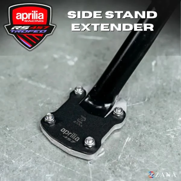 Zana Side Stand Extenders Black For Aprilia RS 457-ZI-8651