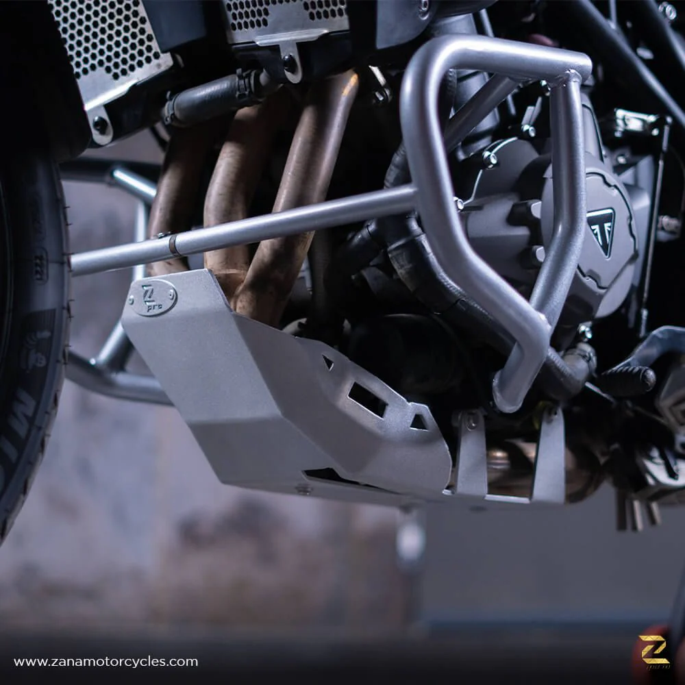 ZANA Silver Bash Plate for Triumph Tiger 850- ZP-072 - Image 4