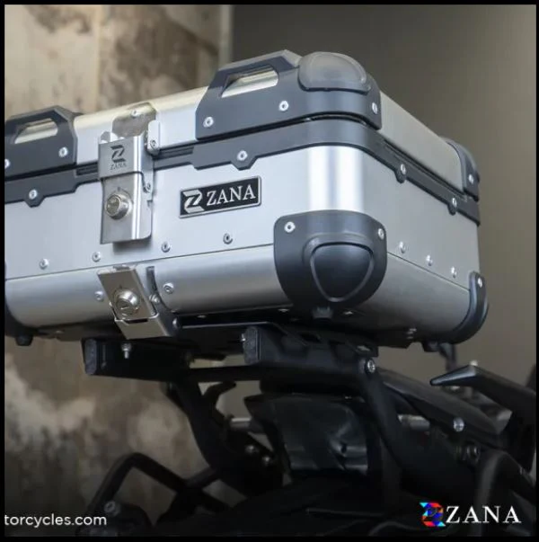 Zana-Top Box Aluminium (22 Litre) R-Flat Silver For Honda Rebel 500-ZI-TB-019 - Image 2