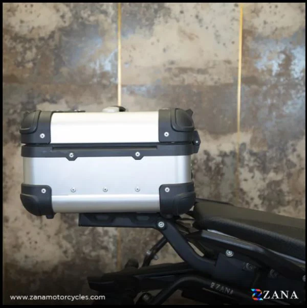 Zana-Top Box Aluminium (22 Litre) R-Flat Silver For Honda Rebel 500-ZI-TB-019 - Image 6