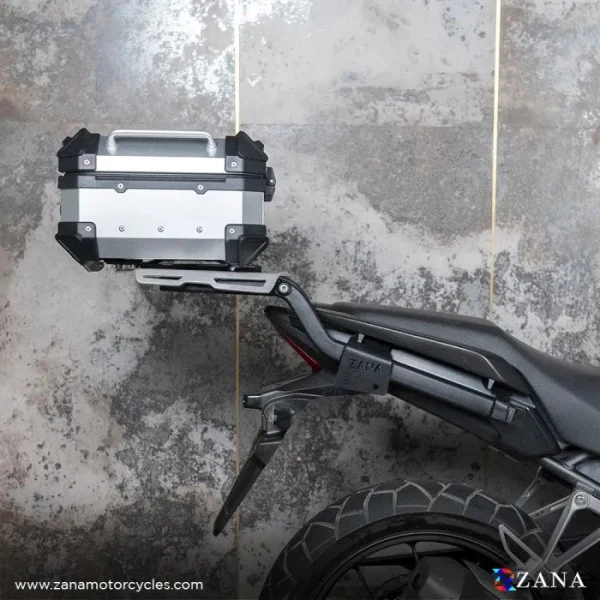 ZANA Top Box Aluminium (22 Ltr) L-flat Silver For Harley Davidson X440 - ZI-TB-002 - Image 5