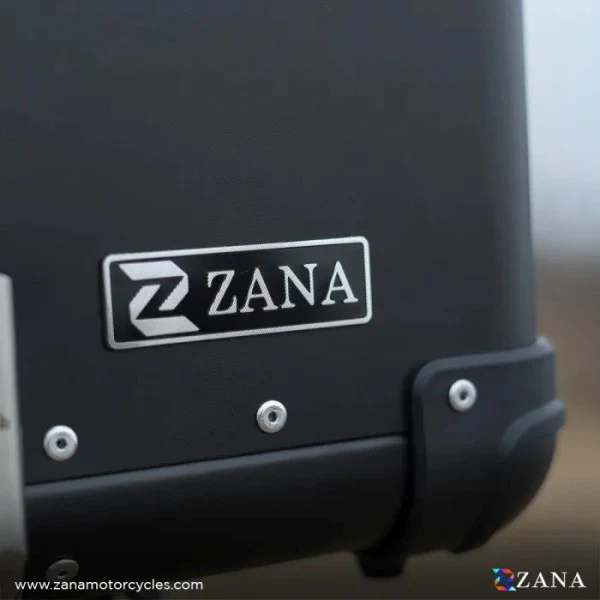 ZANA Top Box Aluminium (45Ltr) R-flat Black With Back Rest Cushion For Harley Davidson X440 - ZI-TB-008 - Image 5