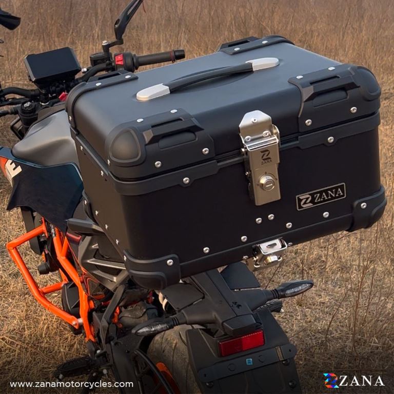 ZANA Top Box Aluminium Black (35L) R-Flat for KTM Duke 250/390 Gen-3 ZI-TB-003 - Image 3
