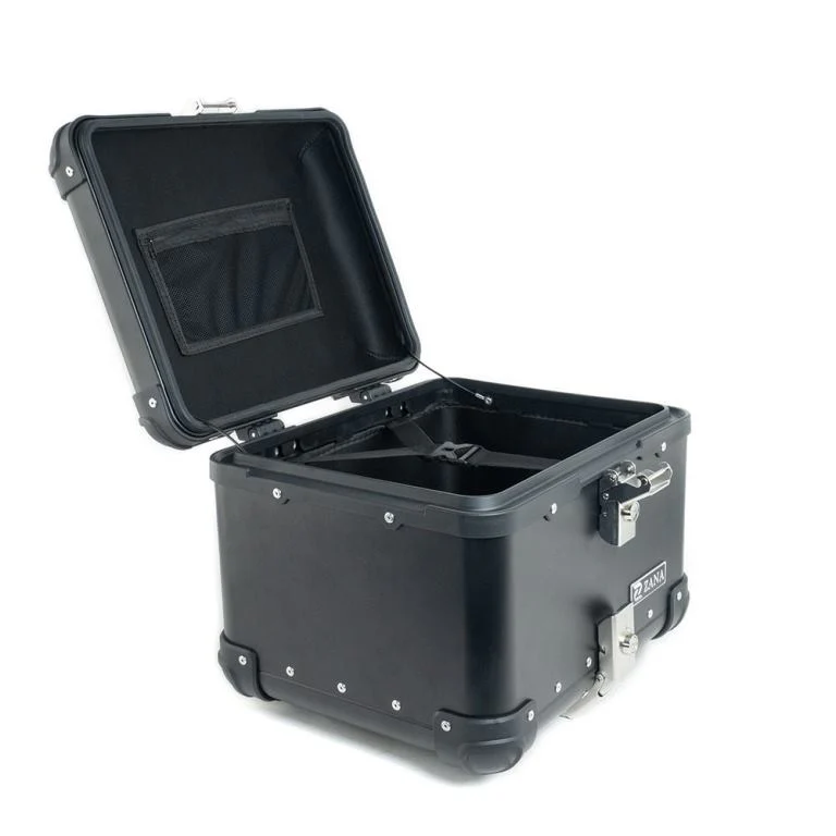ZANA Top Box Aluminium Black 45 Litres R Flat - ZI-TB-008 - Image 3