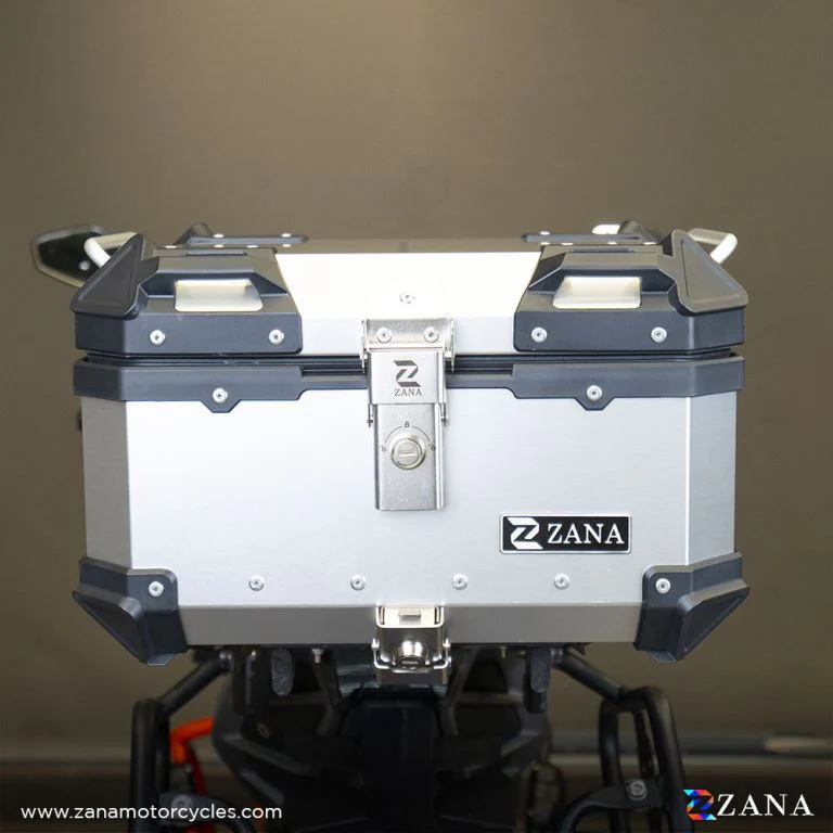 ZANA Top Box Aluminium Silver (35 liters) for KTM Duke 250/390 Gen-3 -ZI-TB-006 - Image 3