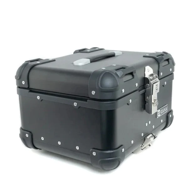 ZANA Top Box Aluminium With Back Rest Cushion For Harley Davidson X440 (35Ltr) R-flat Black - ZI-TB-003 - Image 4