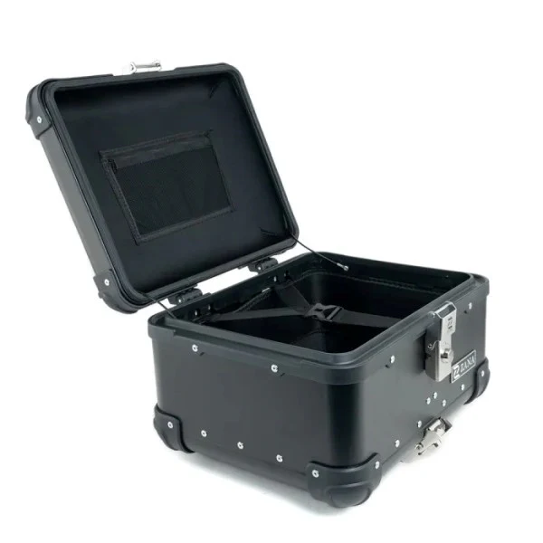 ZANA Top Box Aluminium With Back Rest Cushion For Harley Davidson X440 (35Ltr) R-flat Black - ZI-TB-003 - Image 5