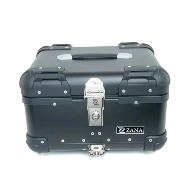 ZANA Top Box Aluminium With Back Rest Cushion For Harley Davidson X440 (35Ltr) R-flat Black - ZI-TB-003 - Image 6