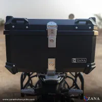 ZANA Top Box for RE Guerrilla 450 Plastic L-Flat Black (58 litre) - ZI-TB-017 - Image 3