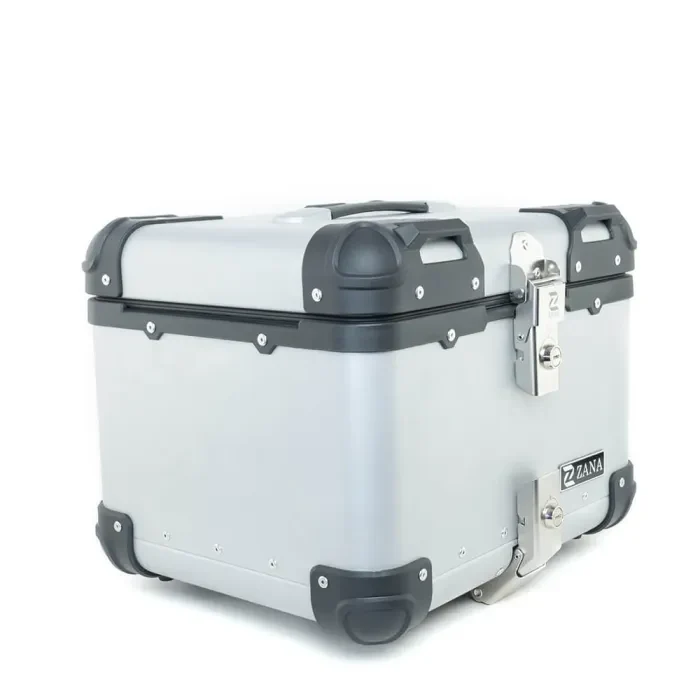 ZANA Top Box for RE Guerrilla 450 R-Flat Silver Aluminium (45 liter) - ZI-TB-009 - Image 2