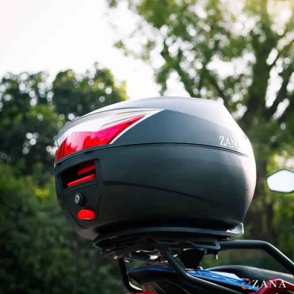 Zana-Top Box Moto (32 ltr) Plastic With Backrest (Black)-ZI-TB-024 - Image 6