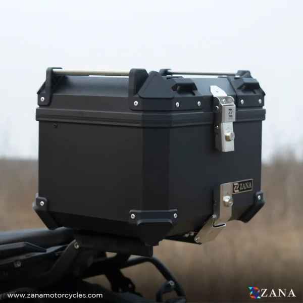 ZANA-Top Box Plastic (45 Ltr) l-flat Black With Back Rest Cushion For BMW R 1300 GS-ZI-TB-014 - Image 2