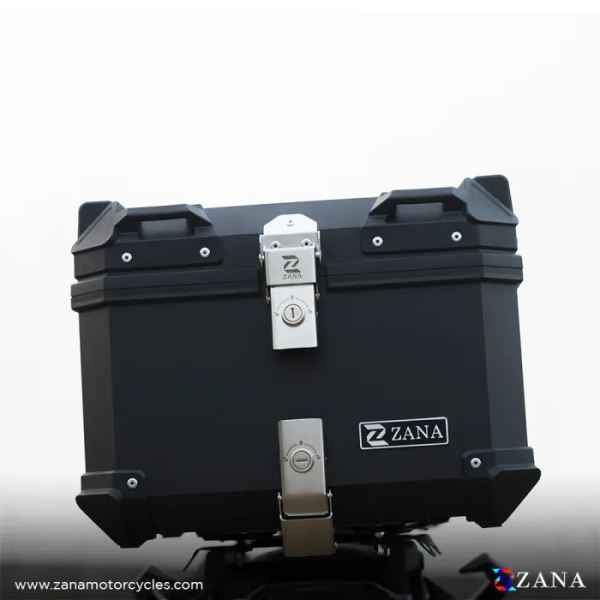 ZANA-Top Box Plastic (45 Ltr) l-flat Black With Back Rest Cushion For BMW R 1300 GS-ZI-TB-014 - Image 4