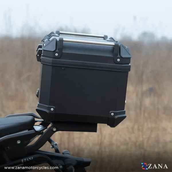 ZANA-Top Box Plastic (45 Ltr) l-flat Black With Back Rest Cushion For BMW R 1300 GS-ZI-TB-014 - Image 6