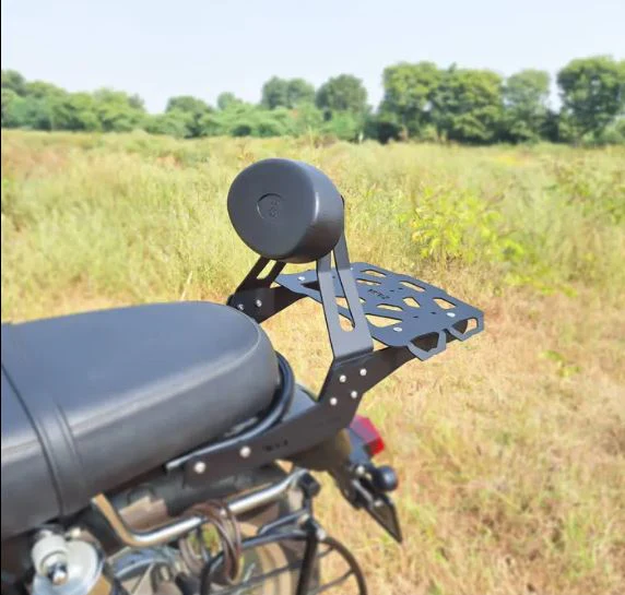 ZANA Top Rack for BSA Goldstar 650 with Pillion Back Rest (Mild Steel Black Type-1) - ZI-8540 - Image 5