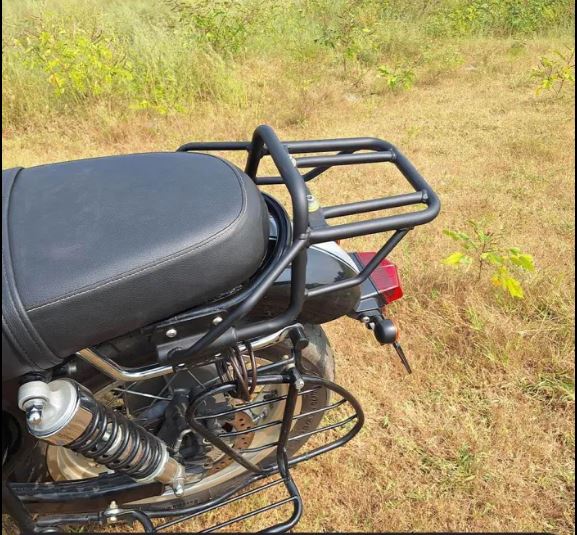 ZANA Top Rack for BSA Goldstar 650 without Plate Compatible with Pillion Backrest (Mild Steel Black Type-2) - ZI-8530 - Image 4