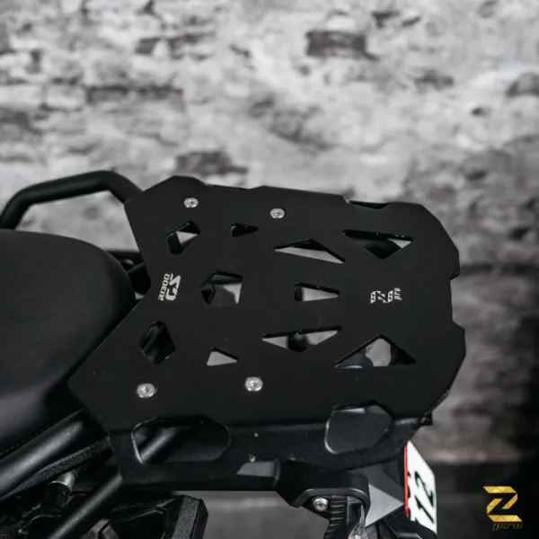 Zana Top Rack With Plate For BMW R 1300 GS (Black)-ZP-129 - Image 3