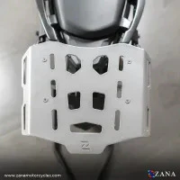 ZANA Top rack with Plate For Honda NX500 (Aluminum Silver) - ZI-8476 - Image 4