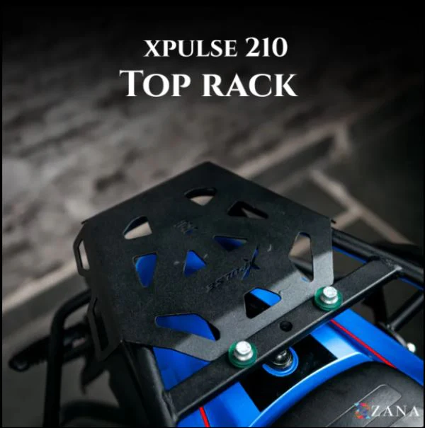 Zana-Top Rack With Plate MS Black For X-Pulse 210 ZI-8596