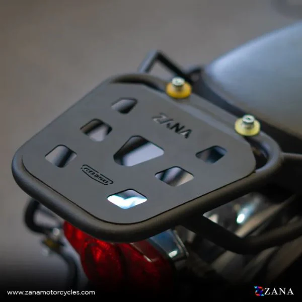 Zana Top Rack With Plate New W-1 Cb350 H'ness Honda Split Seat/single Seat Version-2 (ZI-8130B) - Image 6