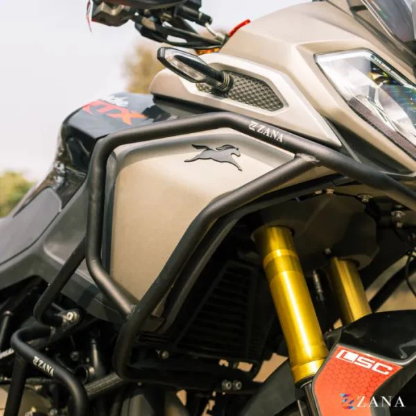 Zana Upper Fairing Guard (Black ) For TVS Apache RTX 300-ZI-8711 - Image 5